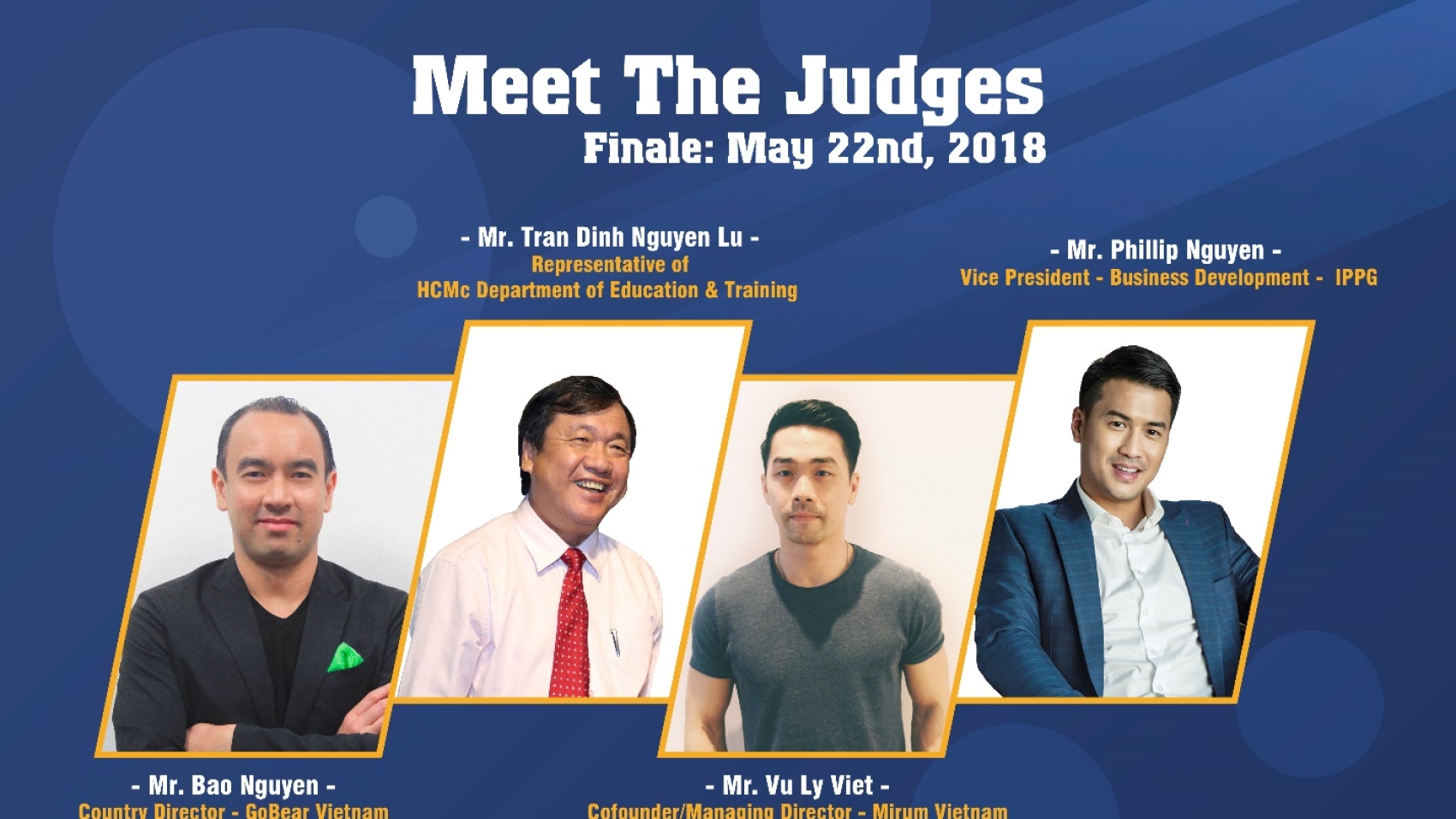 Phillip Nguyễn là một trong bốn Ban Giám Khảo của TIS The Pitch 2018 01