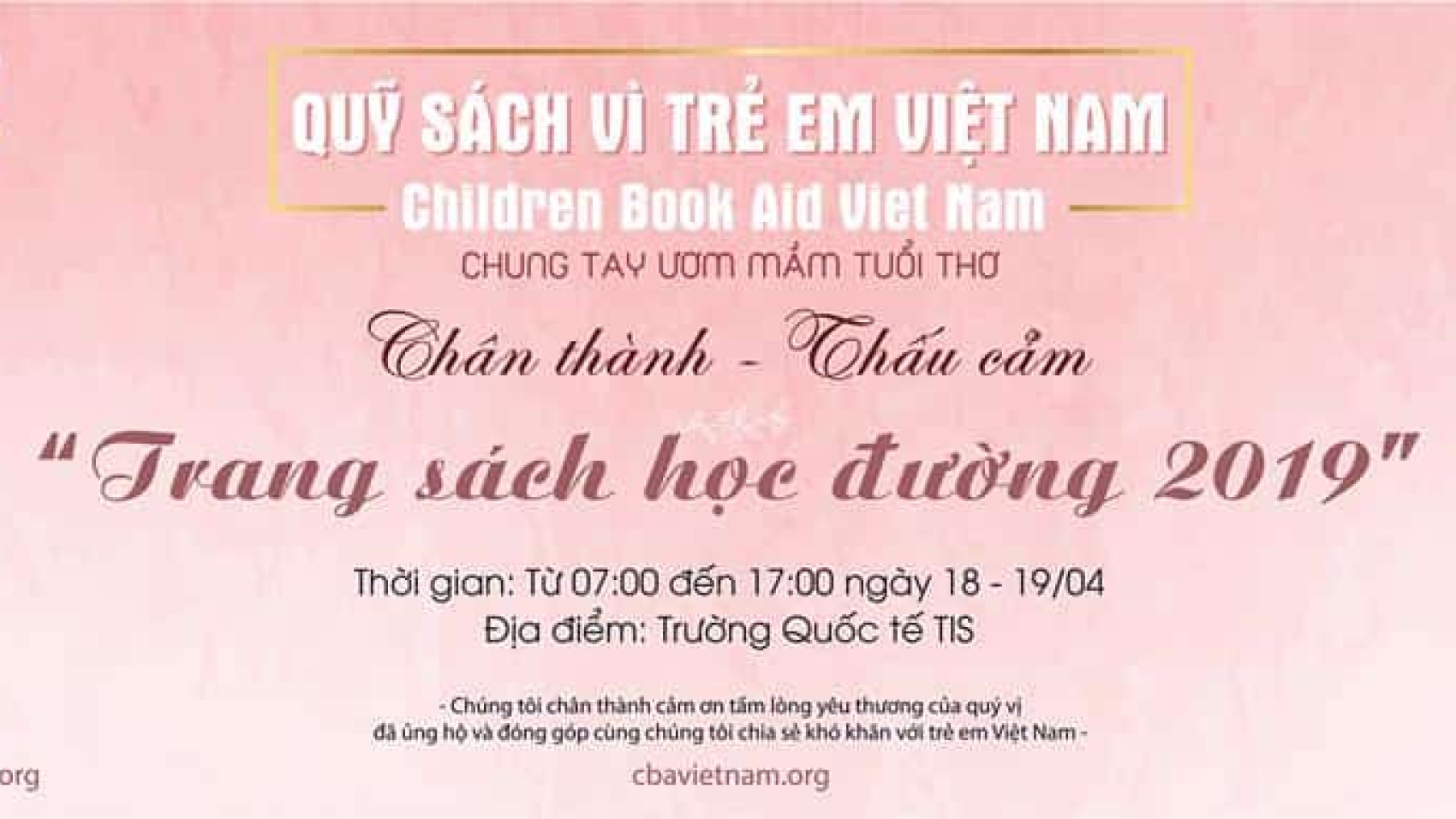 trang sách học đường 2019